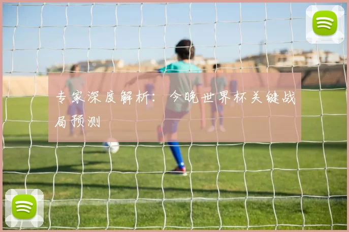 专家深度解析：今晚世界杯关键战局预测