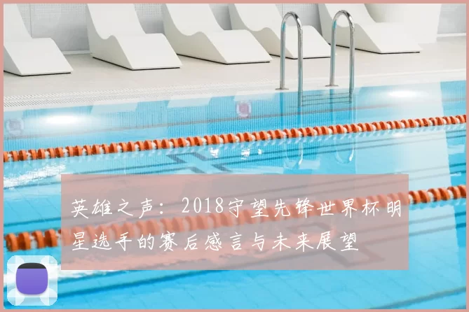 英雄之声:2018守望先锋世界杯明星选手的赛后感言与未来展望