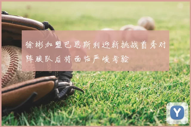 徐彬加盟巴恩斯利迎新挑战首秀对阵狼队后将面临严峻考验